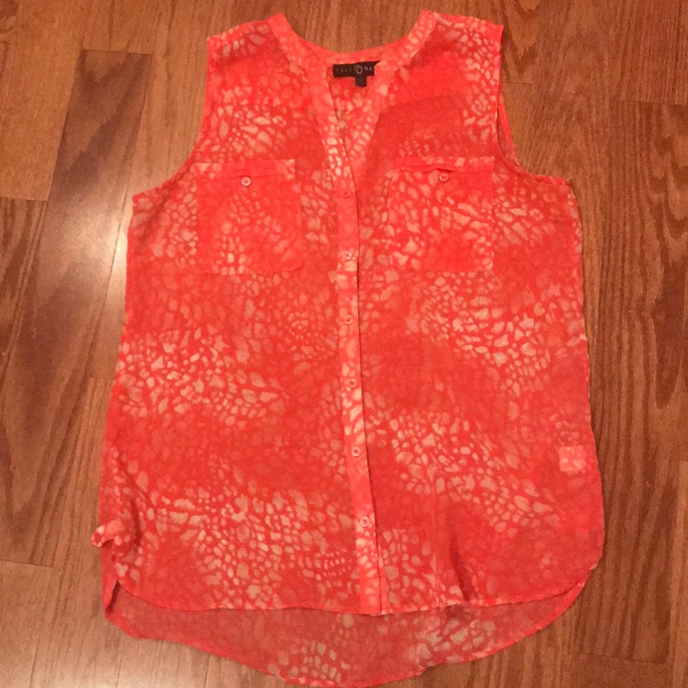 🌸Cute Sheer Sleeveless Shirt🌸